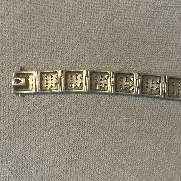 VINTAGE MARCASITE BRACELET IN EXCELLENT CONDITION - Picture 4 of 5